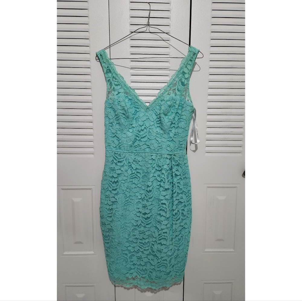 Davids Bridal Mint Green Bridesmaid Dress